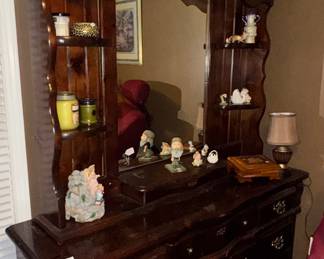 8 drawer mirrored dresser