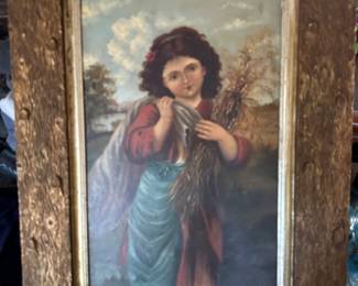 ANTIQUE LATE 1800'S OIL PAINTING