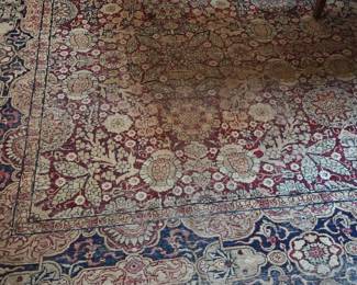 Antique dining room rug