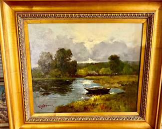 Oil on Canvas, Signed