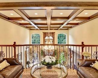 Pair of Leather Upholstered Club Chairs