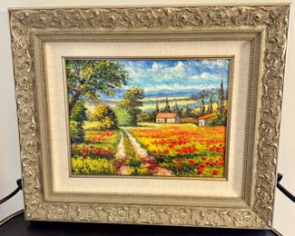 Oil on Canvas Signed