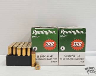 3050  NEW 200 Rounds of Remington 38spl Ammo 