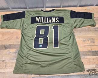 760  Los Angeles Chargers 81 Mike Williams Signed Jersey 