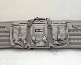 3480  Savior Equipment Double Long Gun Bag w Backpack Strap 
