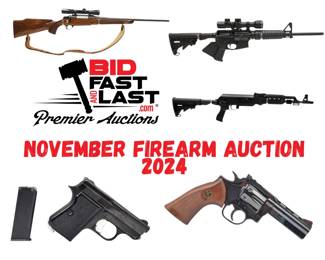 November Firearm Auction Cover
