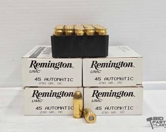 3190  NEW 200 Rounds of Remington 45 Automatic Ammo 