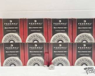3238  NEW 200 Rounds of Federal 12ga Shotshells Ammo 