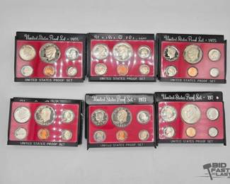 728  6 United States Proof Sets 