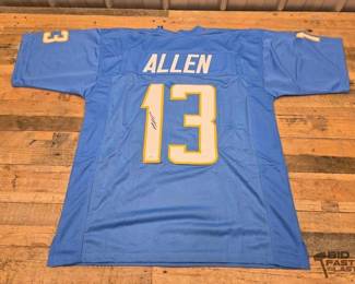 756  Los Angeles Chargers 13 Keenan Allen Signed Jersey 