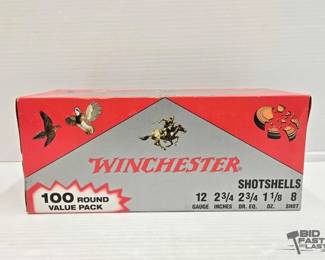 3228  NEW 100 Rounds of Winchester 12ga Shotshells Ammo 