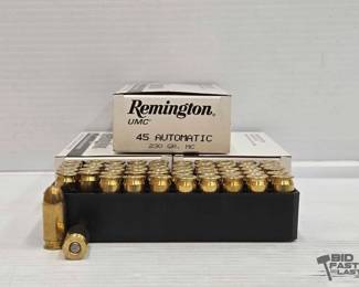 3058  NEW 150 Rounds of Remington 45 Automatic Ammo 