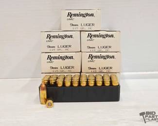 3012  NEW 350 Remington 9mm Luger Ammo 