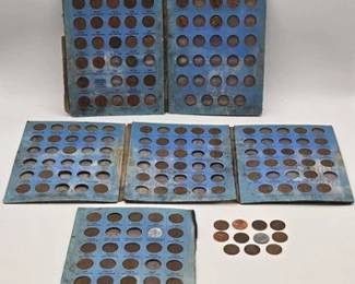 726  2 Penny Collection Albums 