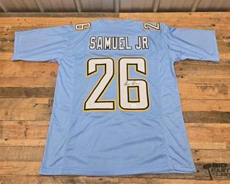 754  Los Angeles Chargers 26 Samuel Jr Signed Jersey 
