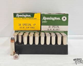 3056  NEW 200 Rounds of Remington 38spl Ammo 