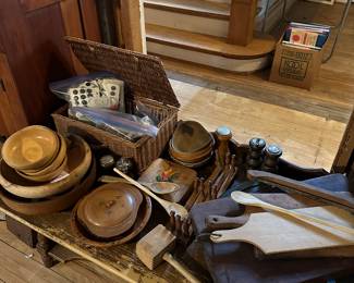 wooden kitchen items and more