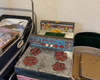 vintage metal kitchen set