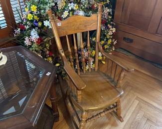 vintage chairs and tables