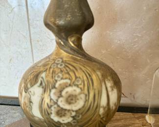 Teplitz Art Nouveau Lady Portrait Vases 