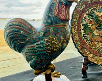 Cloisonné Rooster 