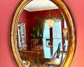 Vintage Oval Mirror