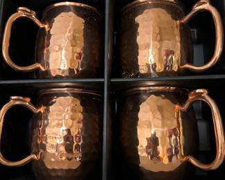 Copper mugs