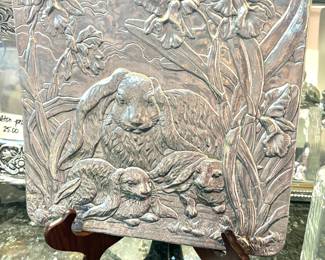 Arthur Court Bunny platter