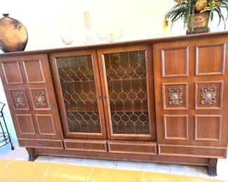 Rare German library cabinet