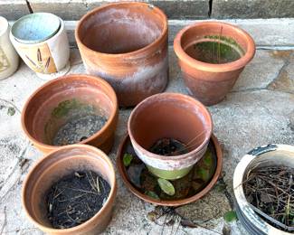 Clay pots