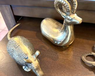 Brass figures