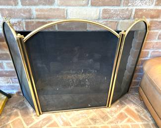 Fireplace screen