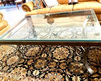 Impressive iron coffee table
