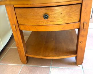 Oak side table