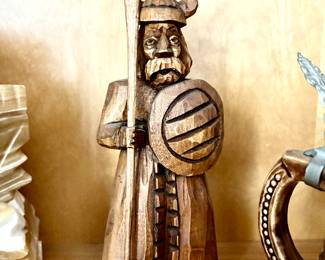 Carved viking