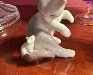 Lladro "Cat & Mouse"