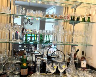Large barware assortment