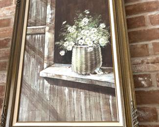 Signed MCM painting