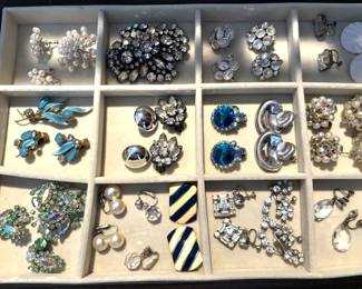 Earrings and pins