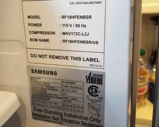 Samsung refrigerator