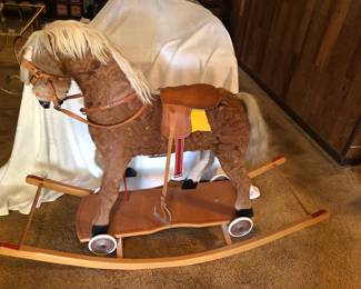 Vintage Child's Hobby Rocking Horse
