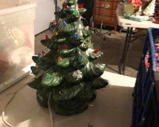 Ceramic Lighted Christmas tree