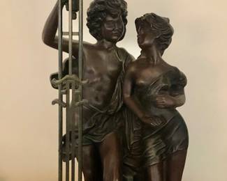 Sculpture with Clock