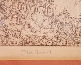 William F Cox hand signed numbered and titled. Sells well.