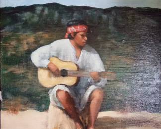 Painted by Constanz Elder former Gallery Director of the New Smyrna Beach Artists Workshop.