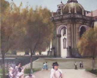 Painted by Constanz Elder former Gallery Director of the New Smyrna Beach Artists Workshop.