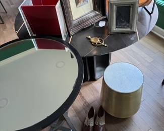 Large black marble table not included