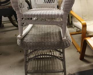 Child's wicker chair