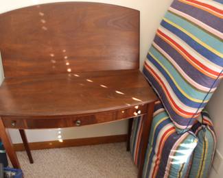 Game table unfolds and rotates