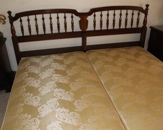 Two part king (no mattress)